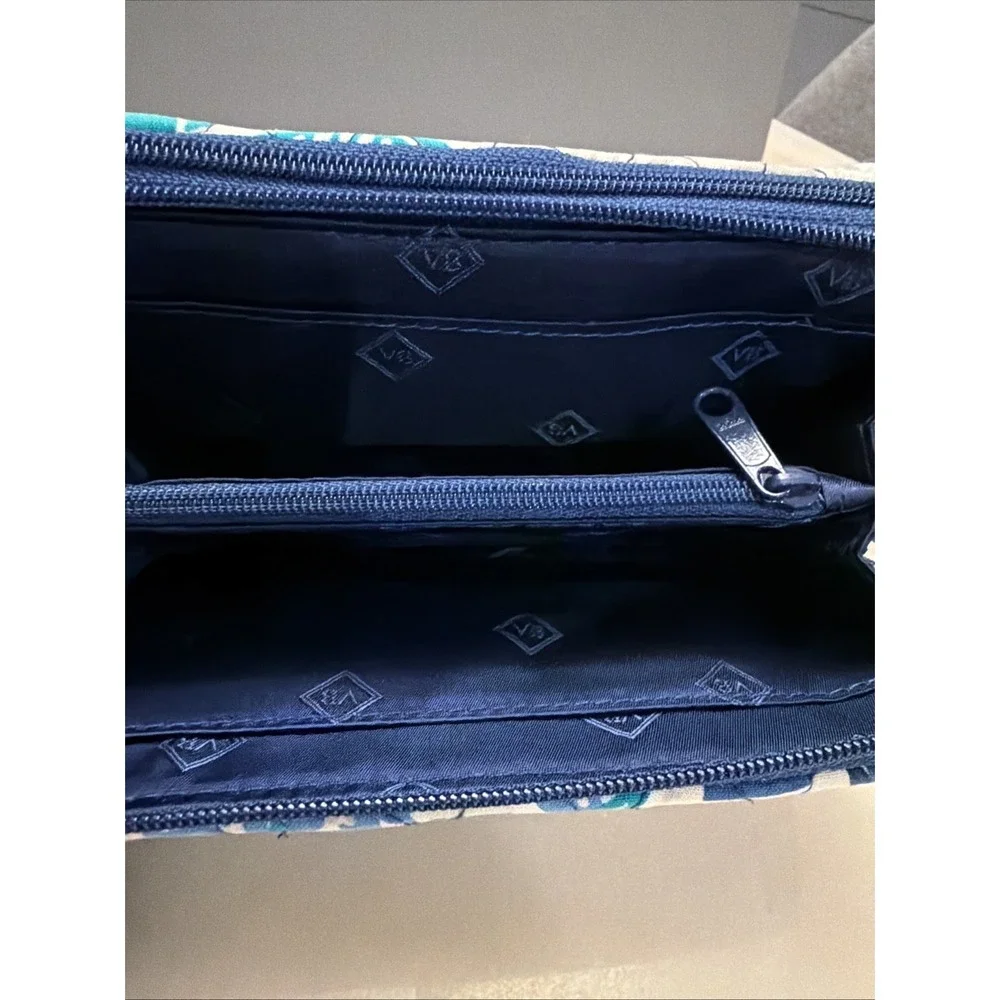Vera Bradley All in One Zip Wallet Crossbody "Santiago" Retired Pattern 2017 - Picture 12 of 16